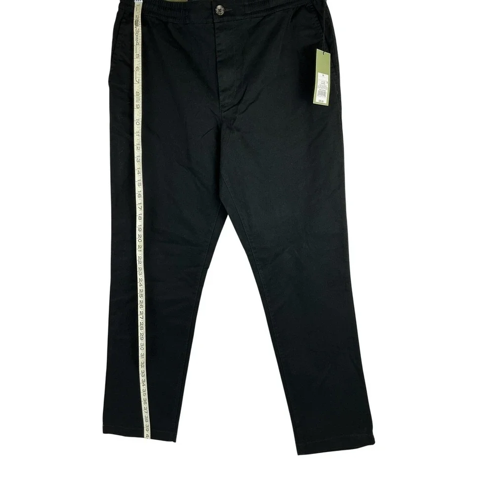 Goodfellow & Co‎ Men's Black Drawstring Chino Pants Medium Stretch Casual NWT